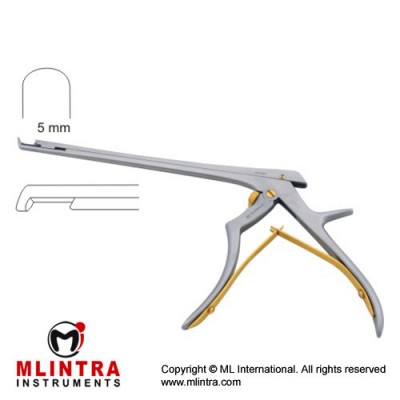 Ferris-Smith Kerrison Punch Detachable Model - 40° Forward Down Cutting Stainless Steel, 18 cm - 7" Bite Size 5 mm
